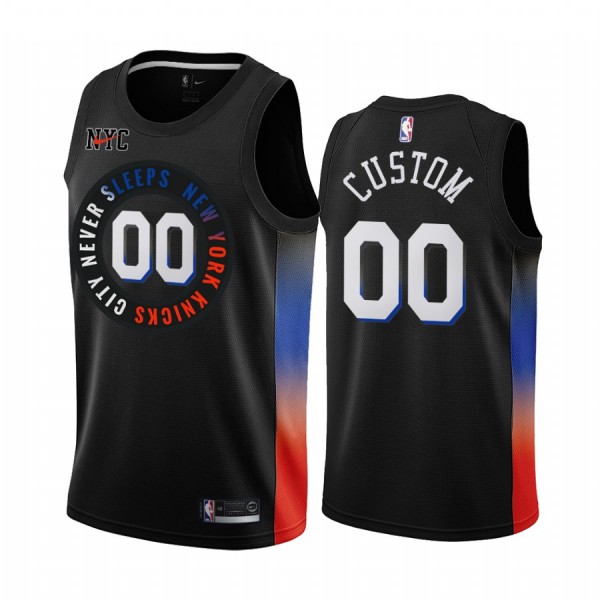 New York Knicks Trikot Benutzerdefinierte 2020-21 City Edition Swingman - Herren